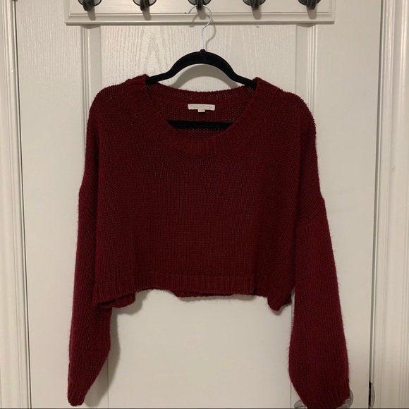 Super Comfy Knit Cropped Sweater - Picture 1 of 4